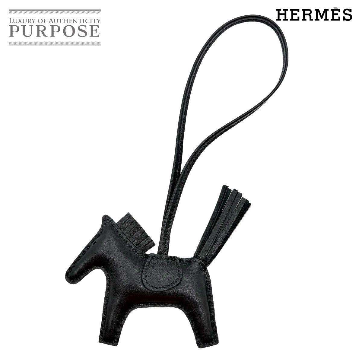 未使用 展示品 エルメス HERMES ソーブラック ロデオ PM バッグ