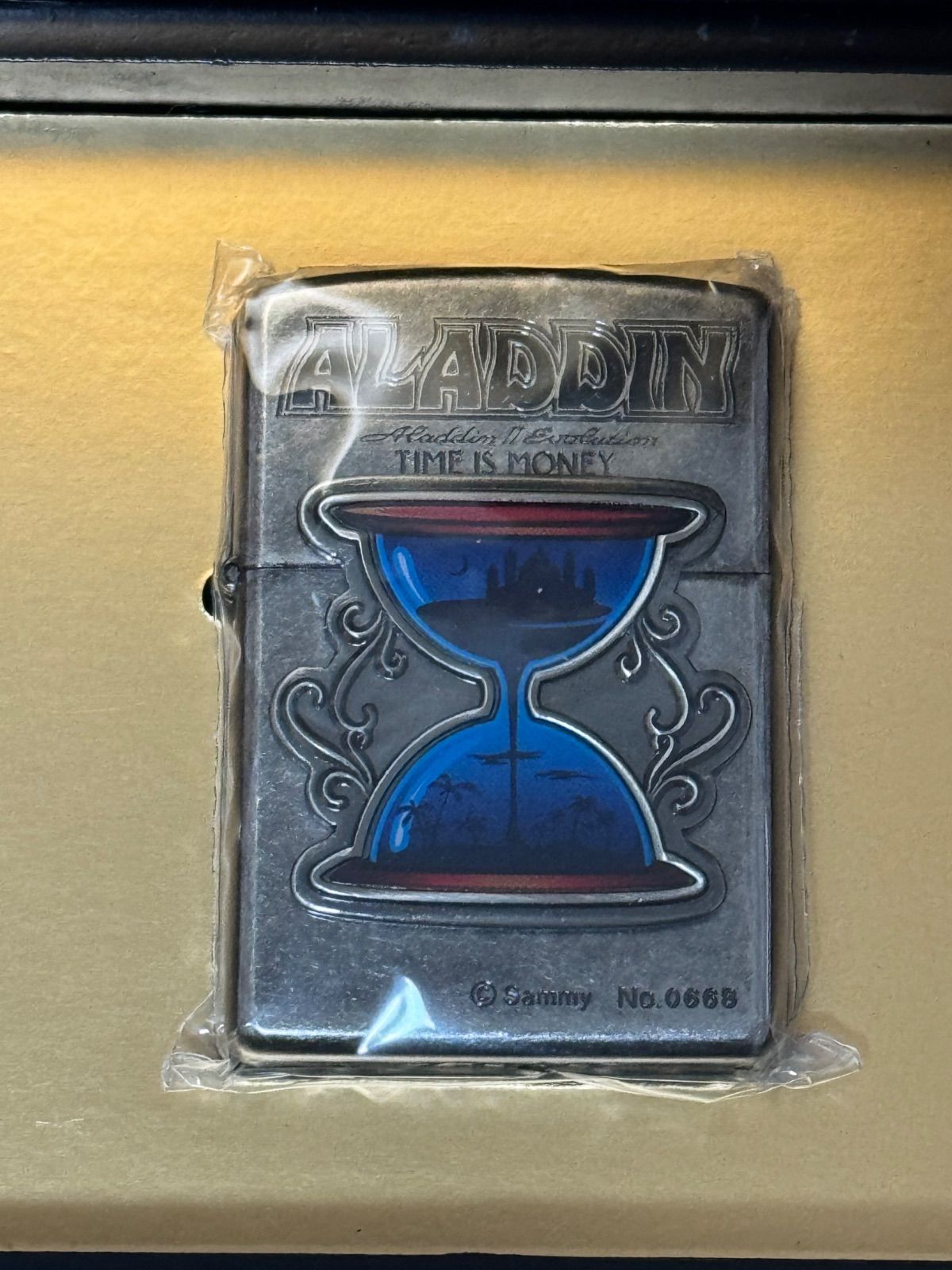 zippo ALADDIN Evolution 限定品 立体メタル アラジン 2005年製 砂時計 