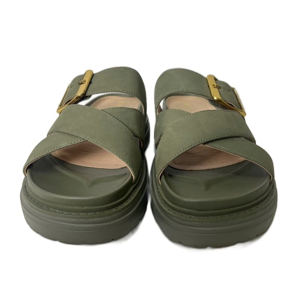 COLE HAAN ブラウン クロスストラップ サンダル COLE HAAN ブラウン クロスストラップ サンダル COLE HAAN ブラウン