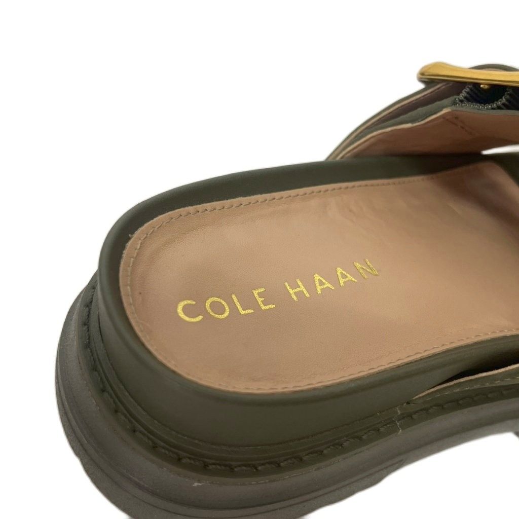 COLE HAAN ブラウン クロスストラップ サンダル COLE HAAN ブラウン クロスストラップ サンダル ナンタケット クロス