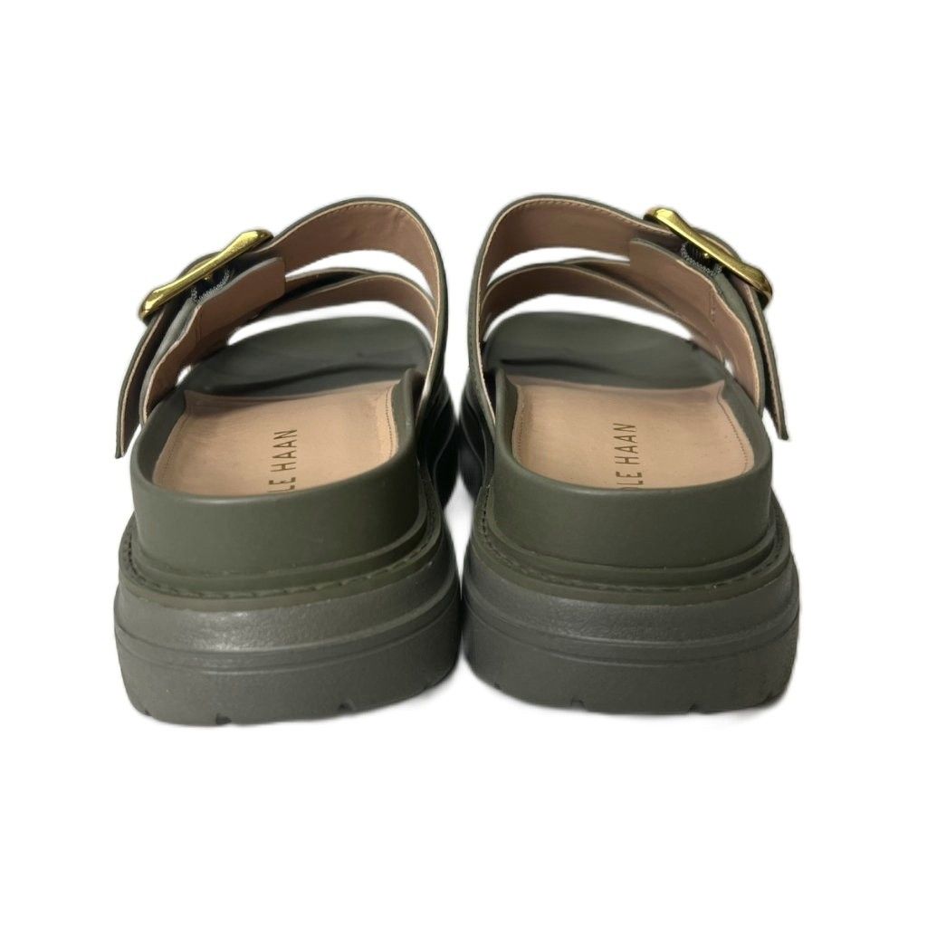 コールハーン COLE HAAN クロスストラップサンダル 5 グリーン □GY14