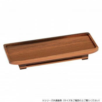 六角 木製 仏器膳 7 0寸 クルミ色