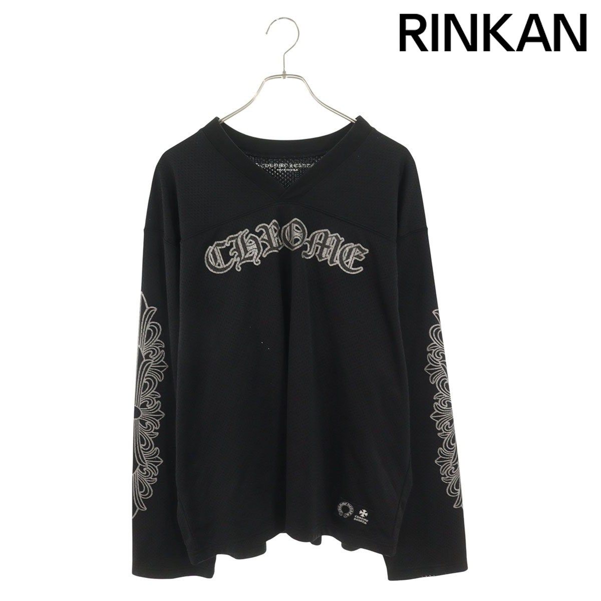 クロムハーツ MESH WARM UP JERSEY CHプリントメッシュ長袖カットソー