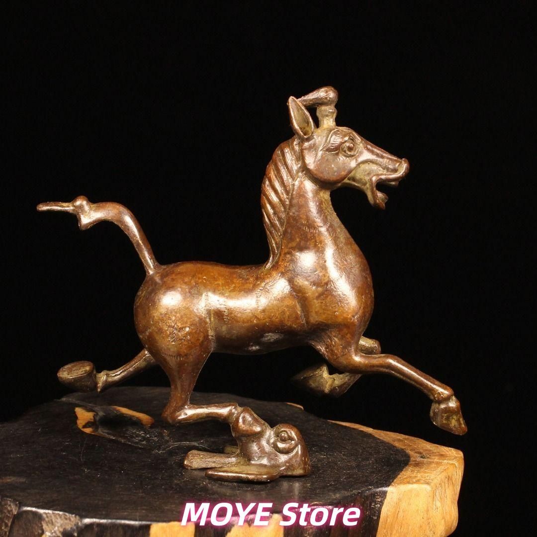銅 細工 馬踏飛燕 工芸品 美術品 zw0128 - メルカリ