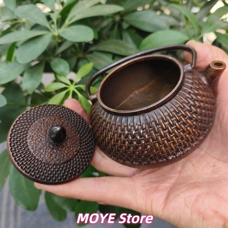 禅字波点提梁茶壺 徳利 銅壺 茶道具 工芸品 美術品 zw0128 - メルカリ