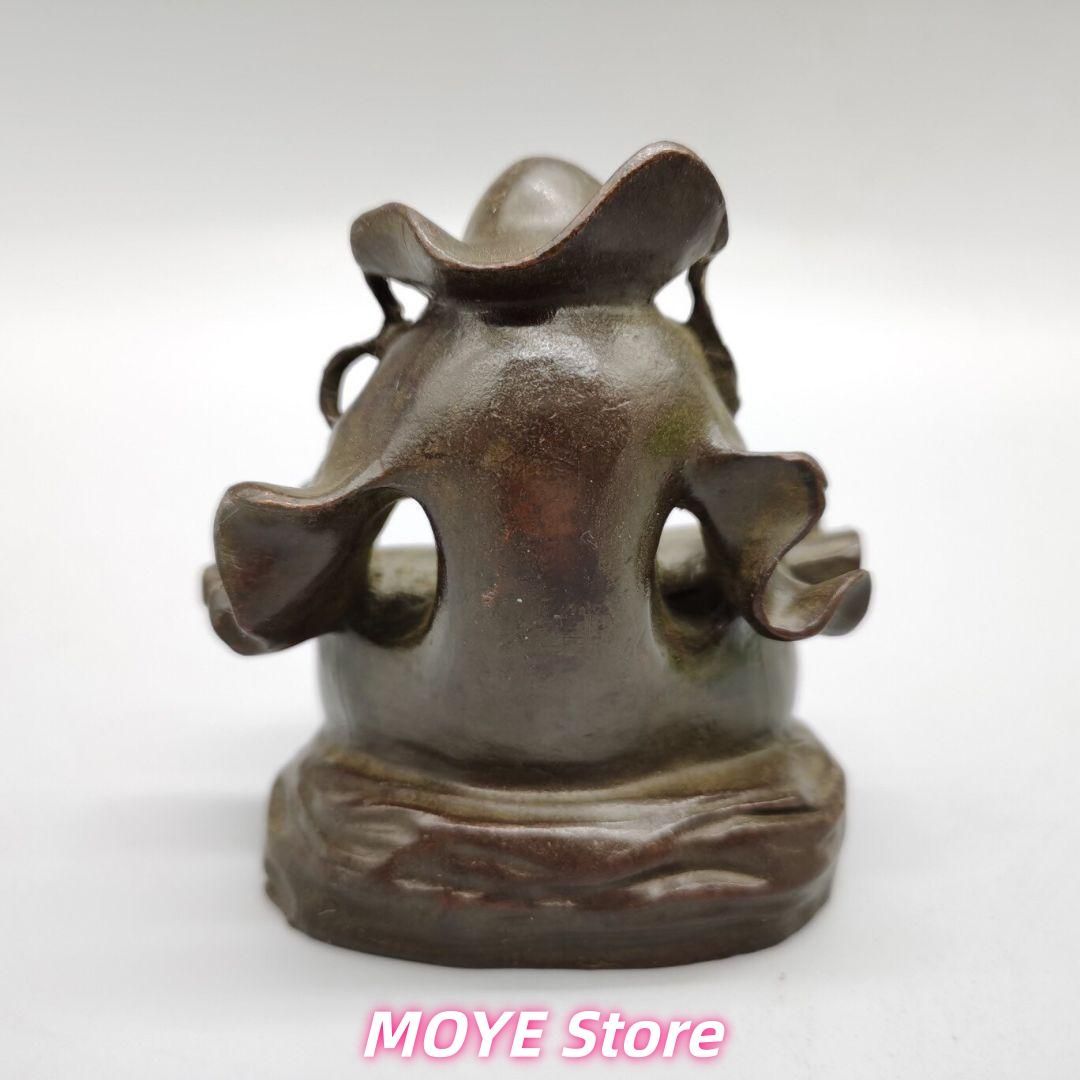 銅器 菩提達磨祖師撫琴 装飾品 現代工芸品 美術品 zw0128 - メルカリ