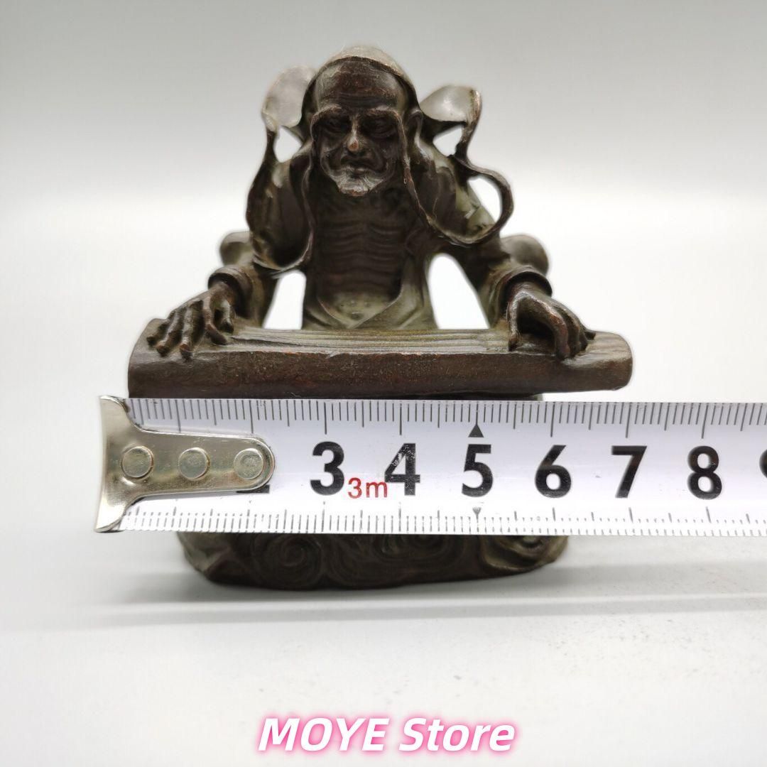 銅器 菩提達磨祖師撫琴 装飾品 現代工芸品 美術品 zw0128 - メルカリ