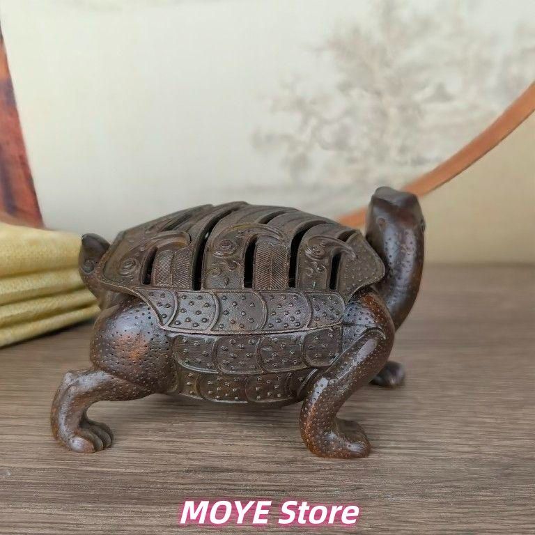銅 細工 茶道具 香道具 蓋置 zw0128 亀 銅製 - メルカリ