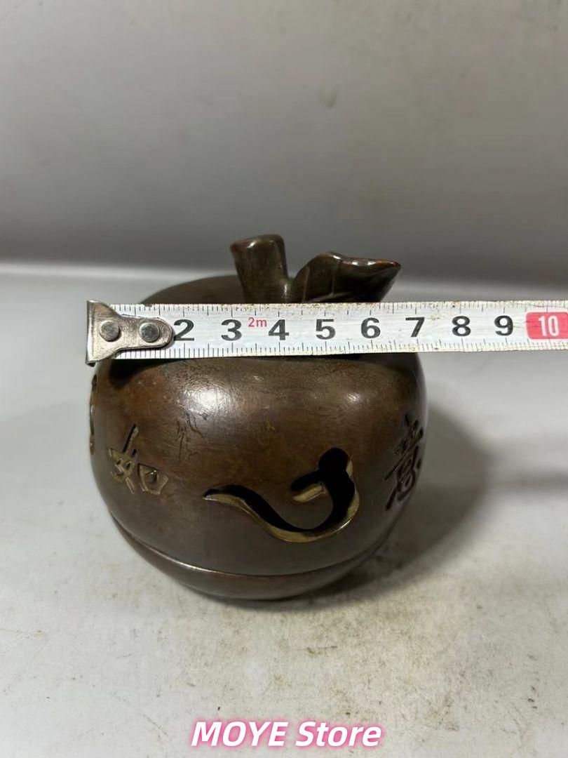 銅 細工 透かし彫り 如意香炉 茶道具 香道具 工芸品 美術品 zw0128