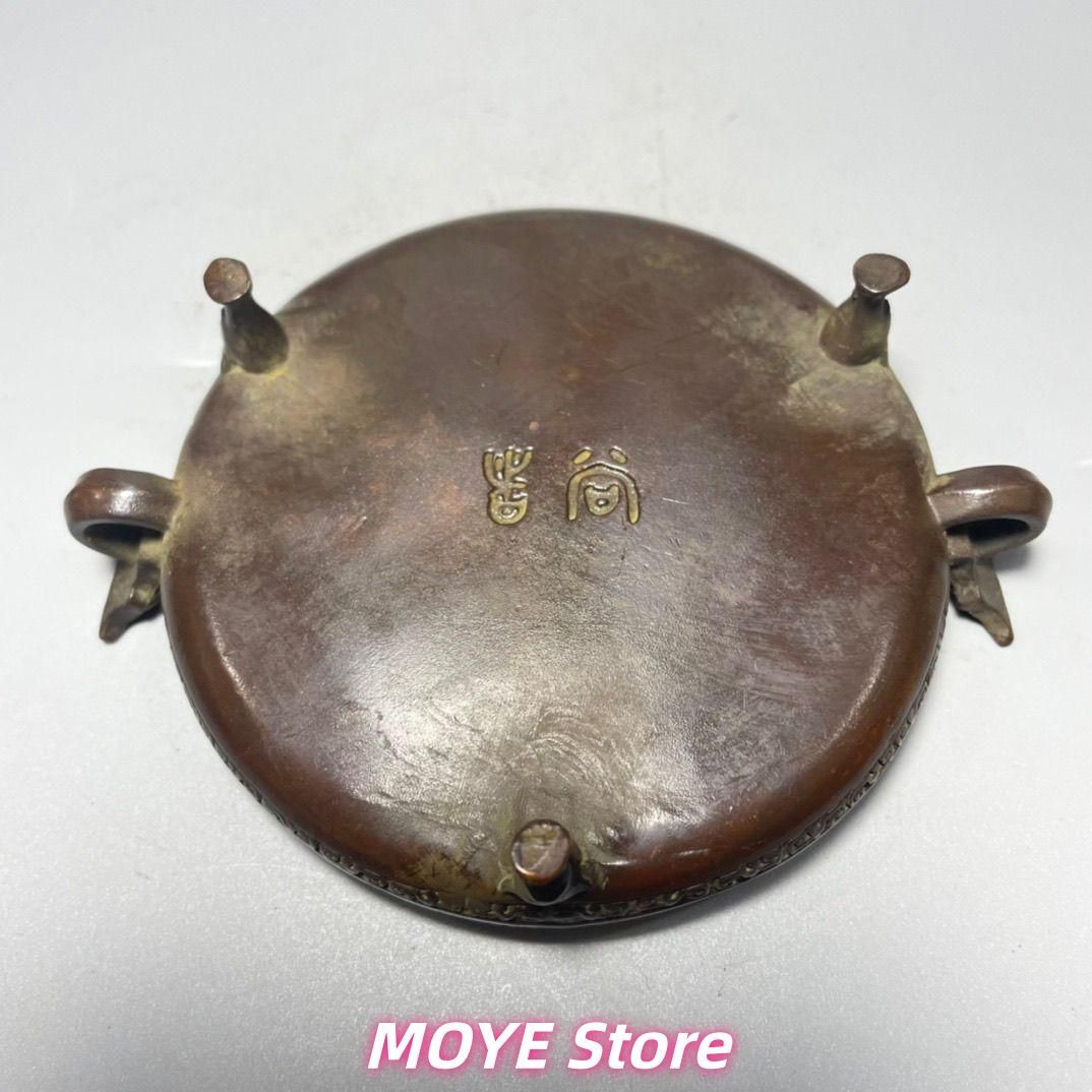 双龍耳 散氏盤 筆舐 文房盆 工芸品 美術品 zw0128 - メルカリ