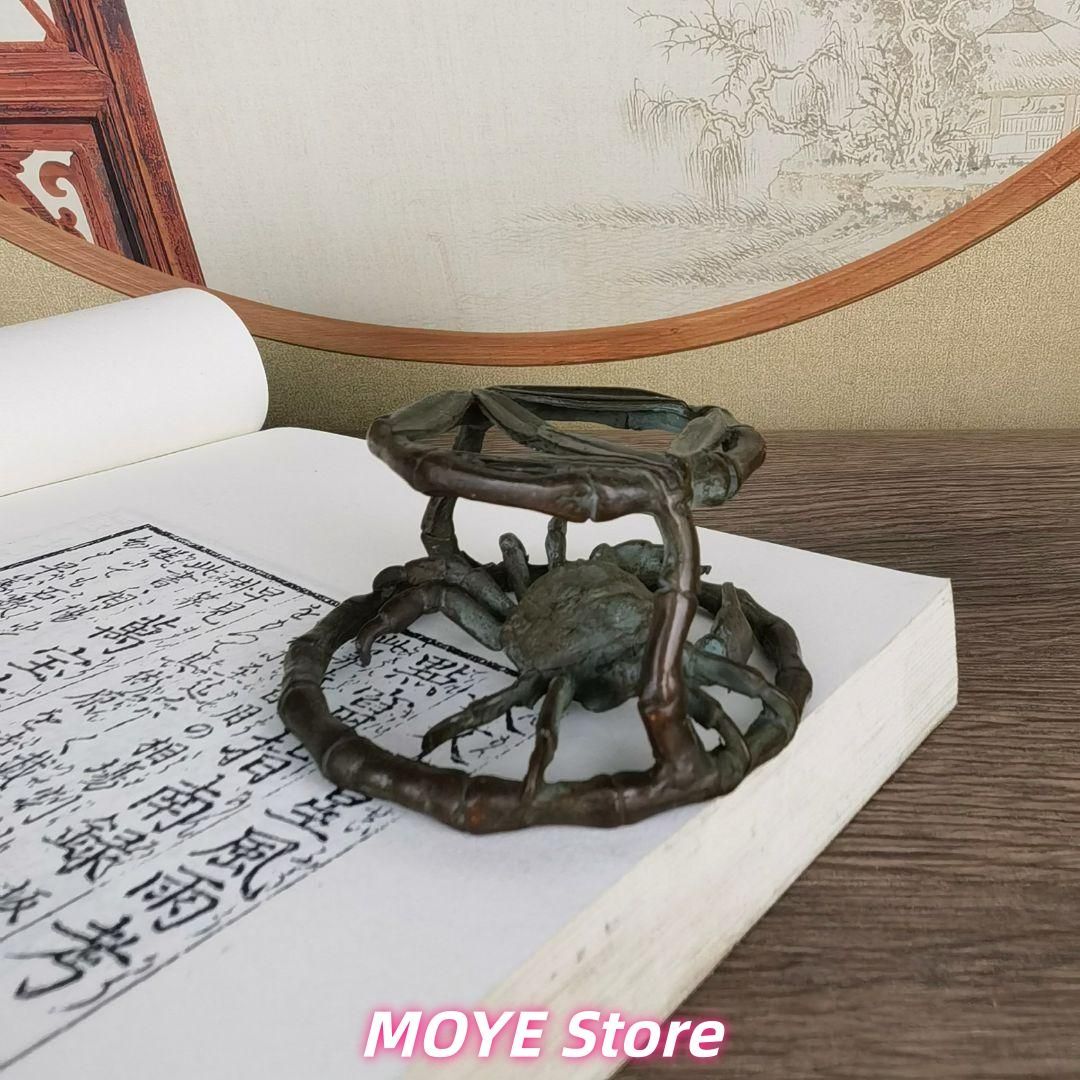 銅 細工 茶道具 香道具 蓋置 zw0128 カニ 銅製zw0128 - メルカリ