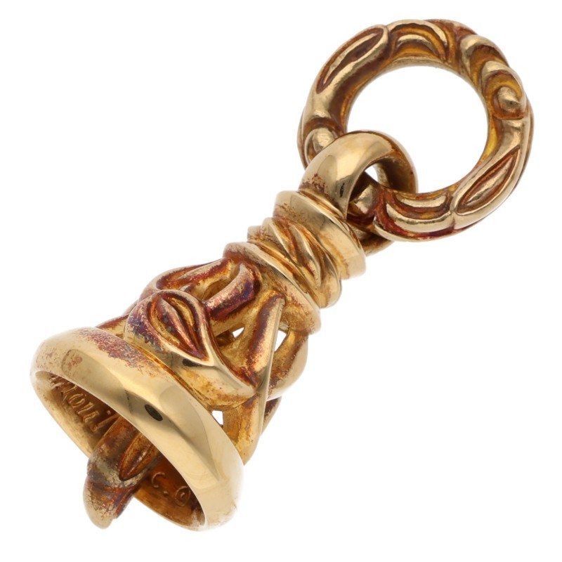 レナードカムホート 22KクレーンベルM ゴールドネックレストップ