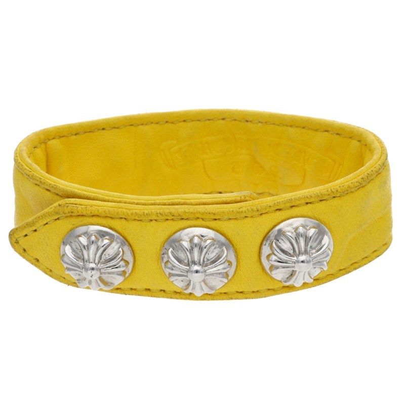 クロムハーツ 3BTN/2SNP/クロスボール3ボタン2スナップ レザー