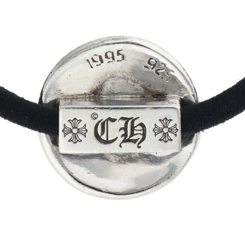 クロムハーツ HAIRBAND/クロスボールボタンヘアゴム シルバーコンチョ