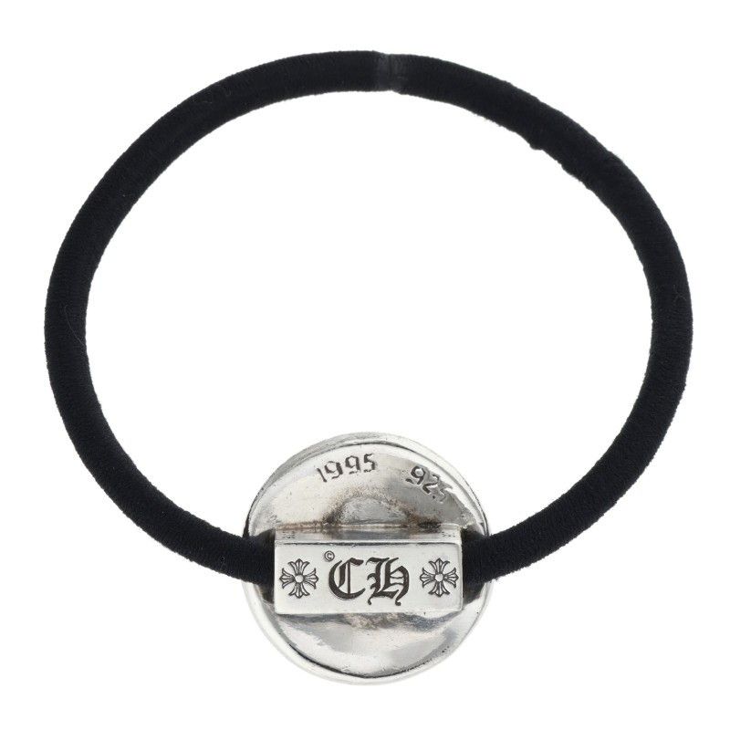 クロムハーツ HAIRBAND/クロスボールボタンヘアゴム シルバーコンチョ