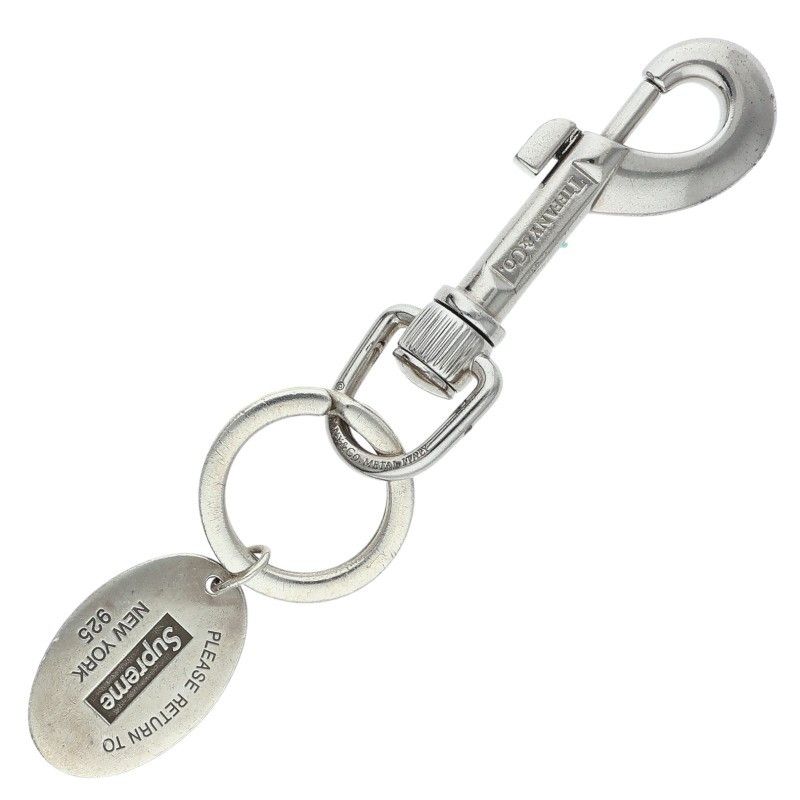 ティファニー　シュプリーム　キーリング tiffany&co.×supreme/ティファニーアンドコ―×シュプリーム】シルバー