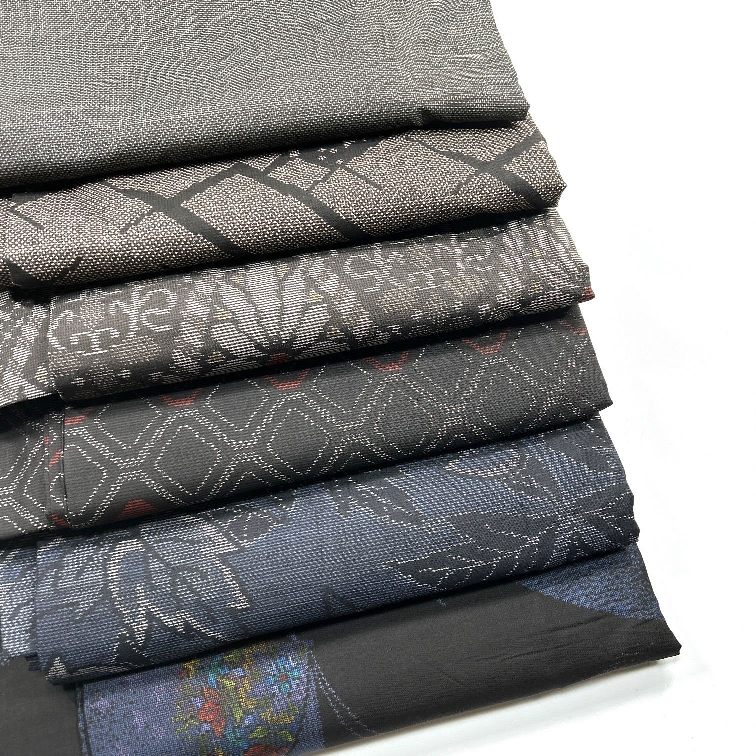 大島紬 6枚 正絹 着物まとめ売り 同梱購入歓迎リメイク用 着付け練習用