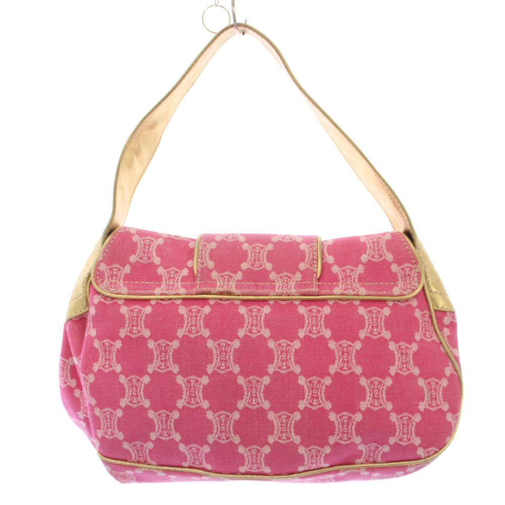 セリーヌ CELINE ワンショルダーバッグ マカダム柄 キャンバス レザー