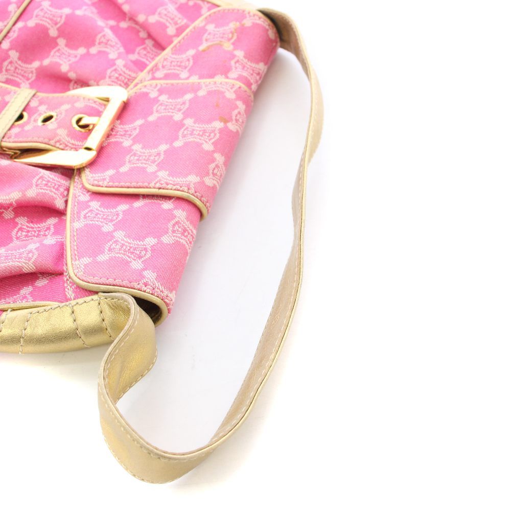 セリーヌ マカダム柄 ハンドバッグ ワンショルダー ワンハンドル キャンバス 楽天市場】CELINE ワンショルダーバッグ マカダム柄 レザー ダーク