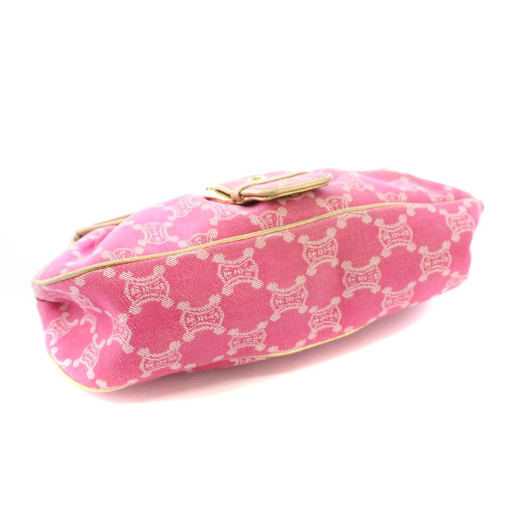 セリーヌ CELINE ワンショルダーバッグ マカダム柄 キャンバス レザー