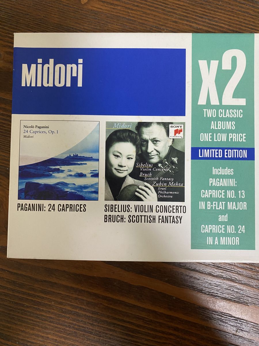 Sibelius Vln Cto Paganini 24 Caprices Midori（五嶋みどり） Sony