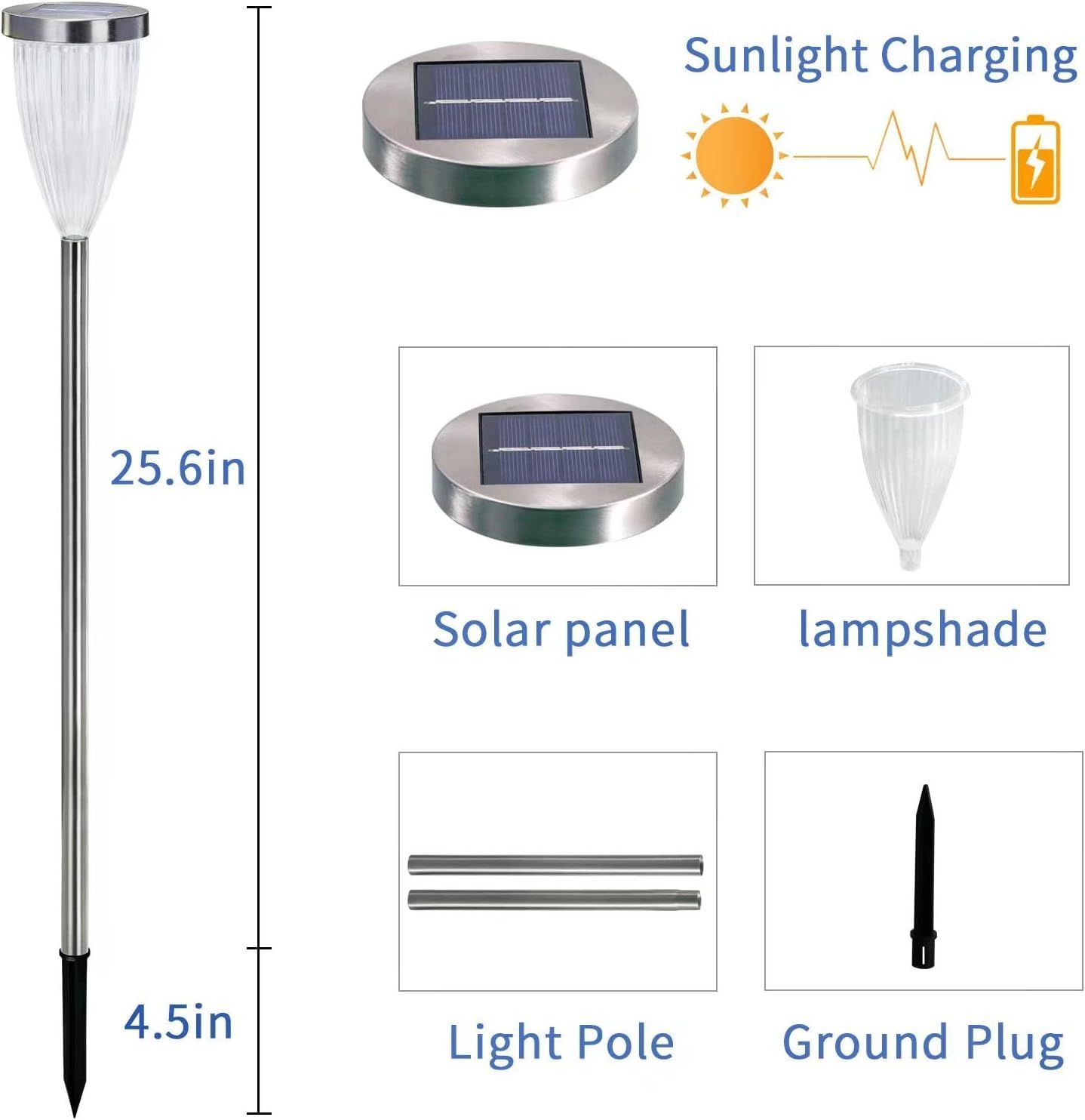 訳アリ特価！GWSOLAR スタイリッシュモダンな光！ソーラー ライト2個
