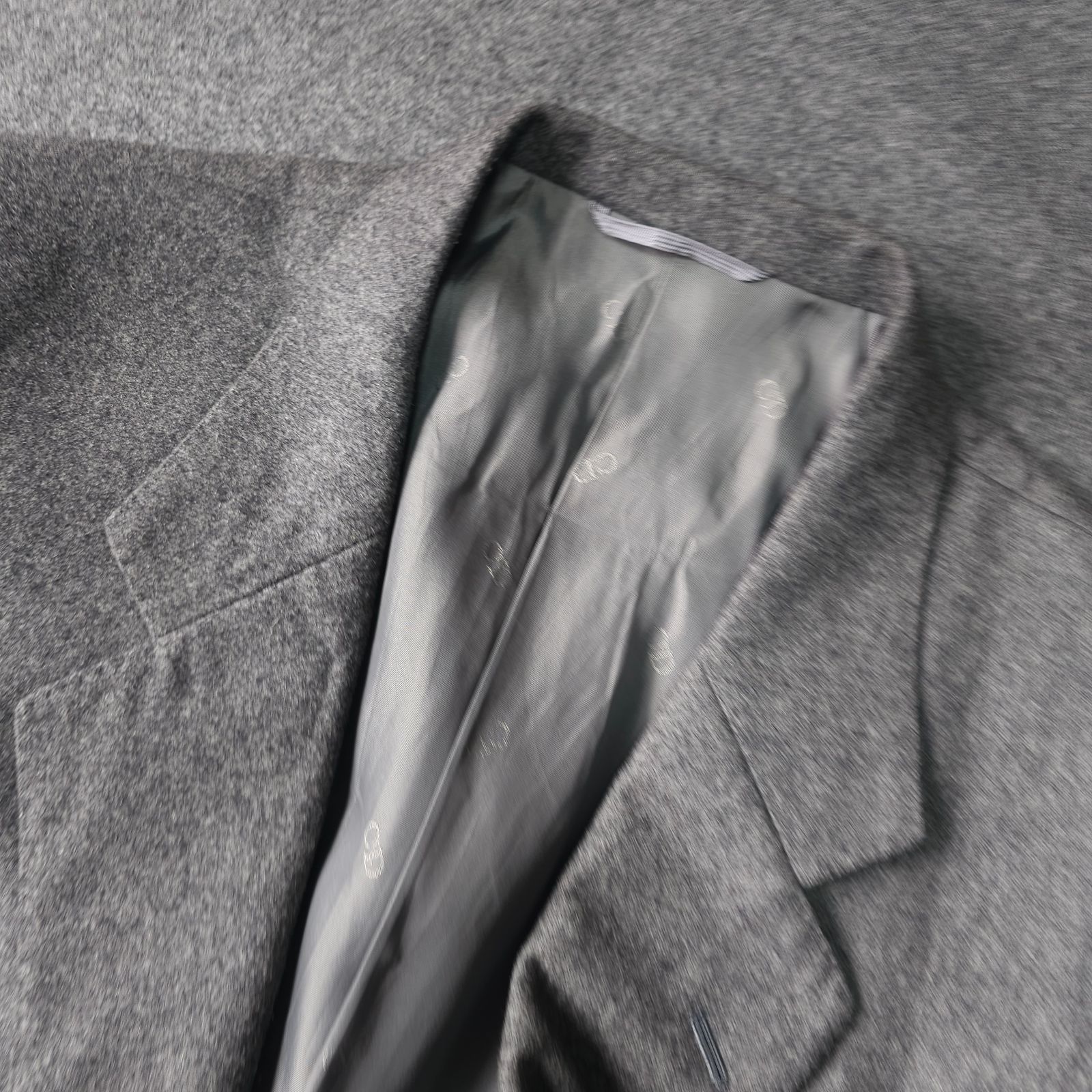 Christian Dior】クリスチャン・ディオール 2B 銀ボタン ウール 毛