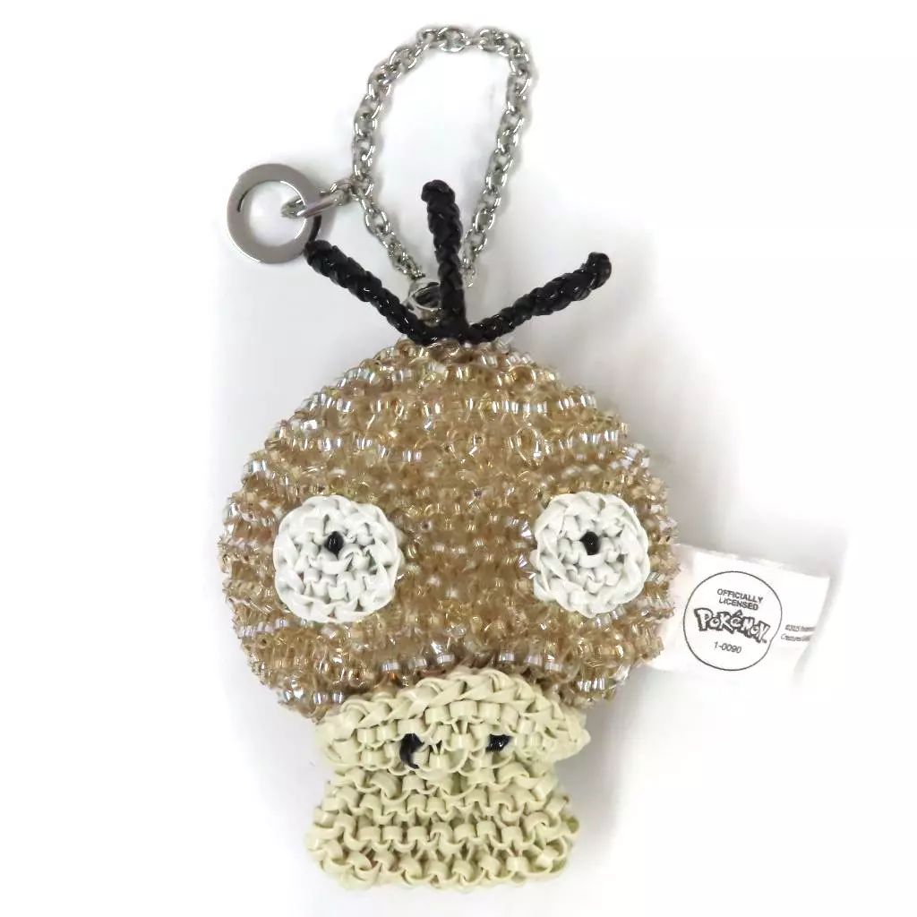 ぬいぐるみマスコット ぬいぐるみバッジ コダック バッグチャーム シルバーゴールド ポケットモンスター×アンテプリマ POKEMON COLLECTION
