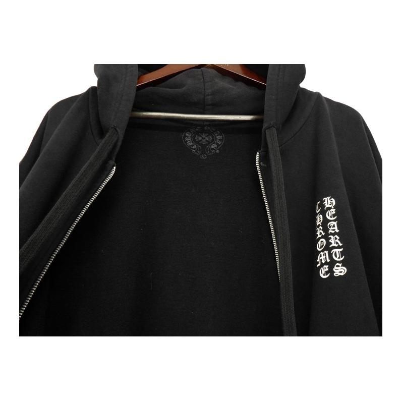 クロムハーツ hd zip swtshrt ジップパーカー アームロゴ CHROME HEARTS（クロムハーツ） SWTSHRT HD ZIP LTD 中国限定バック