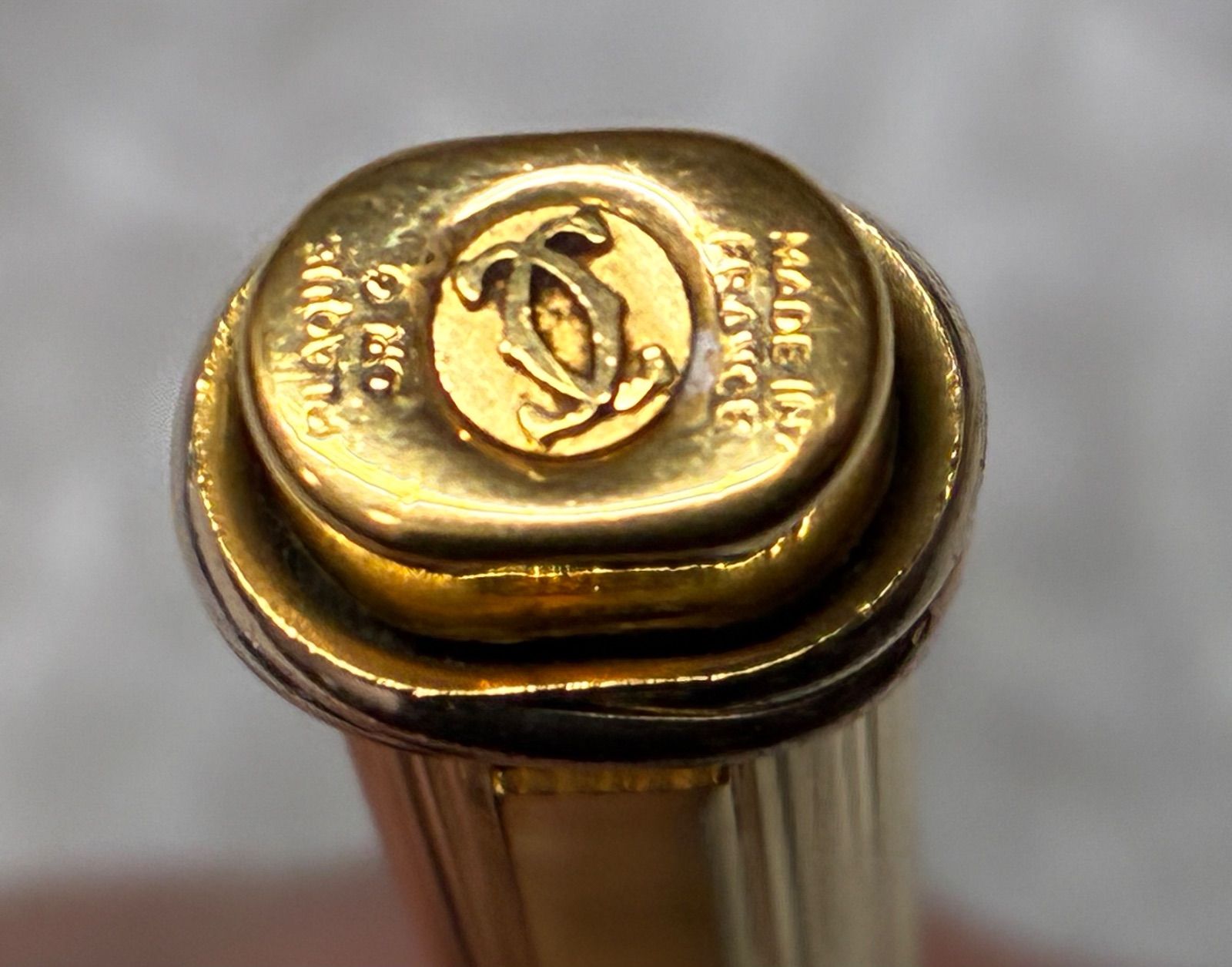 カルティエ トリニティ ヴィンテージ ストライプ ボールペン