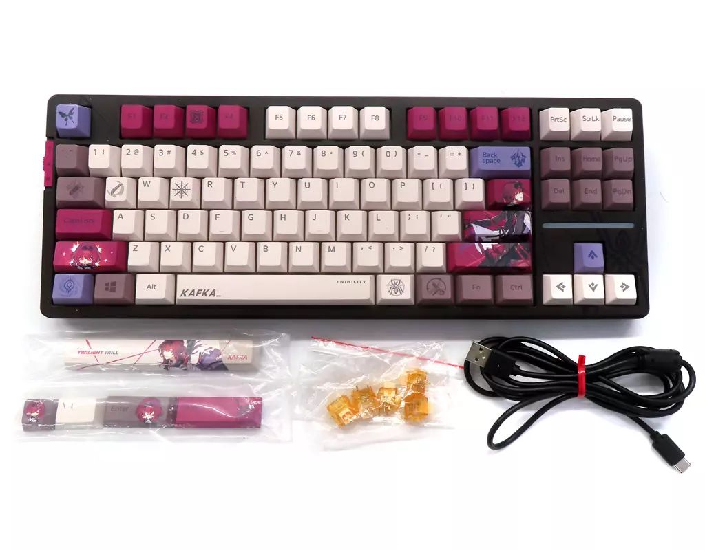 中古】家電サプライ カフカ キーボード(赤軸/87キー) 「崩壊：スター