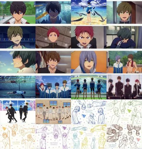 キャラカード 全24種セット 映画 ハイ スピード!-Free! Starting Days- ブロマイドコレクション 京アニショップ