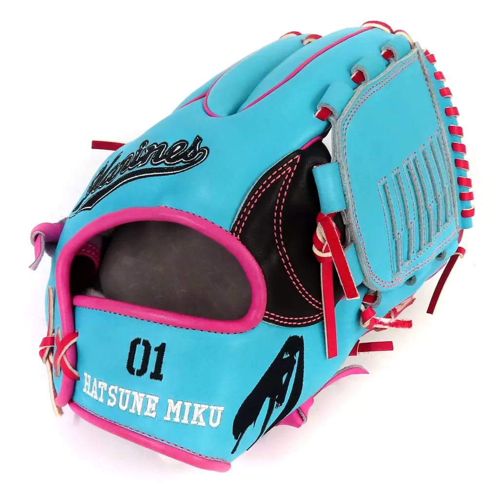 雑貨 初音ミク 千葉ロッテマリーンズ ムグローブ 初音ミク×パ リーグ6球団 第2弾