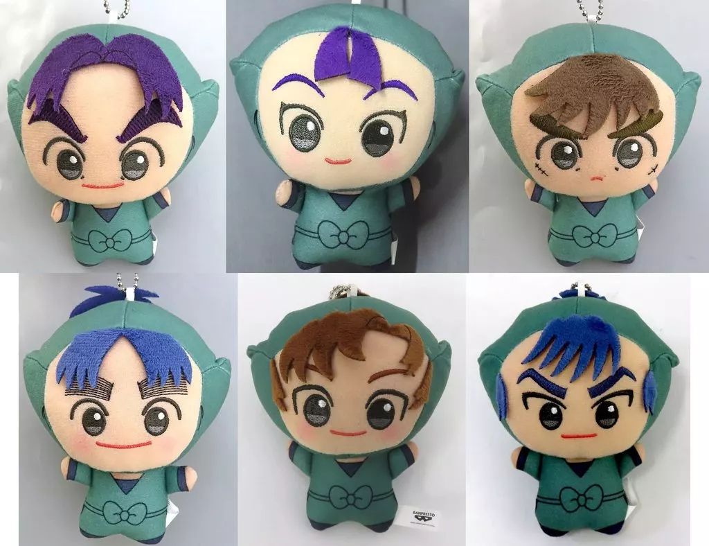 ぬいぐるみマスコット ぬいぐるみバッジ 全6種セット ちびぐるみvol.2 劇場版 忍たま乱太郎 ドクタケ忍者隊最強の軍師 ナムコ