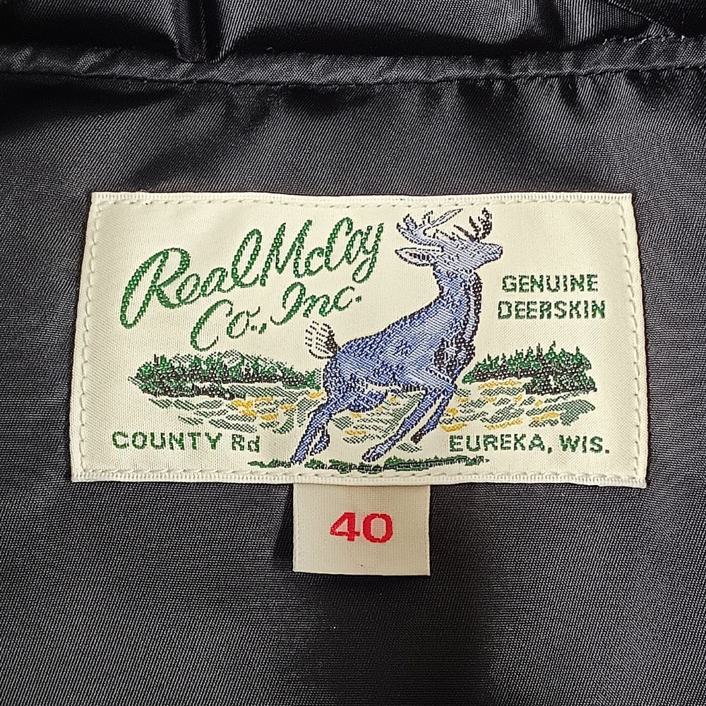 THE REAL McCOY’S ダウンベスト　サイズ40 The REAL McCOY'S ベスト サイズ40 リアルマッコイズ スウェードダウン