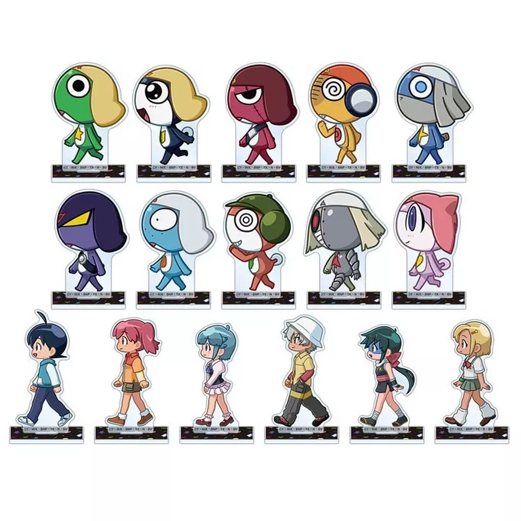 アクリルスタンド アクリルパネル 全16種セット ケロロ軍曹 トレーディング ちびとこ