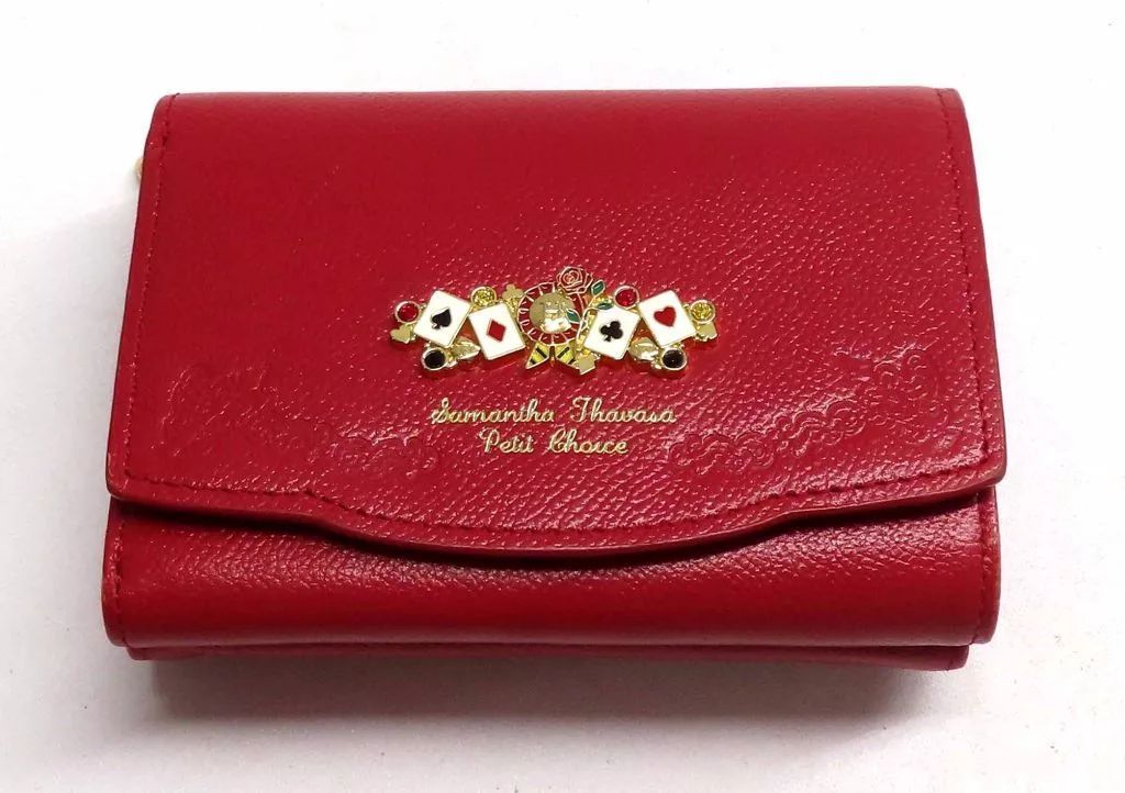 雑貨 ハーツラビュル寮 折財布 ディズニー ツイステッドワンダーランド×Samantha Thavasa Petit Choice 受注生産