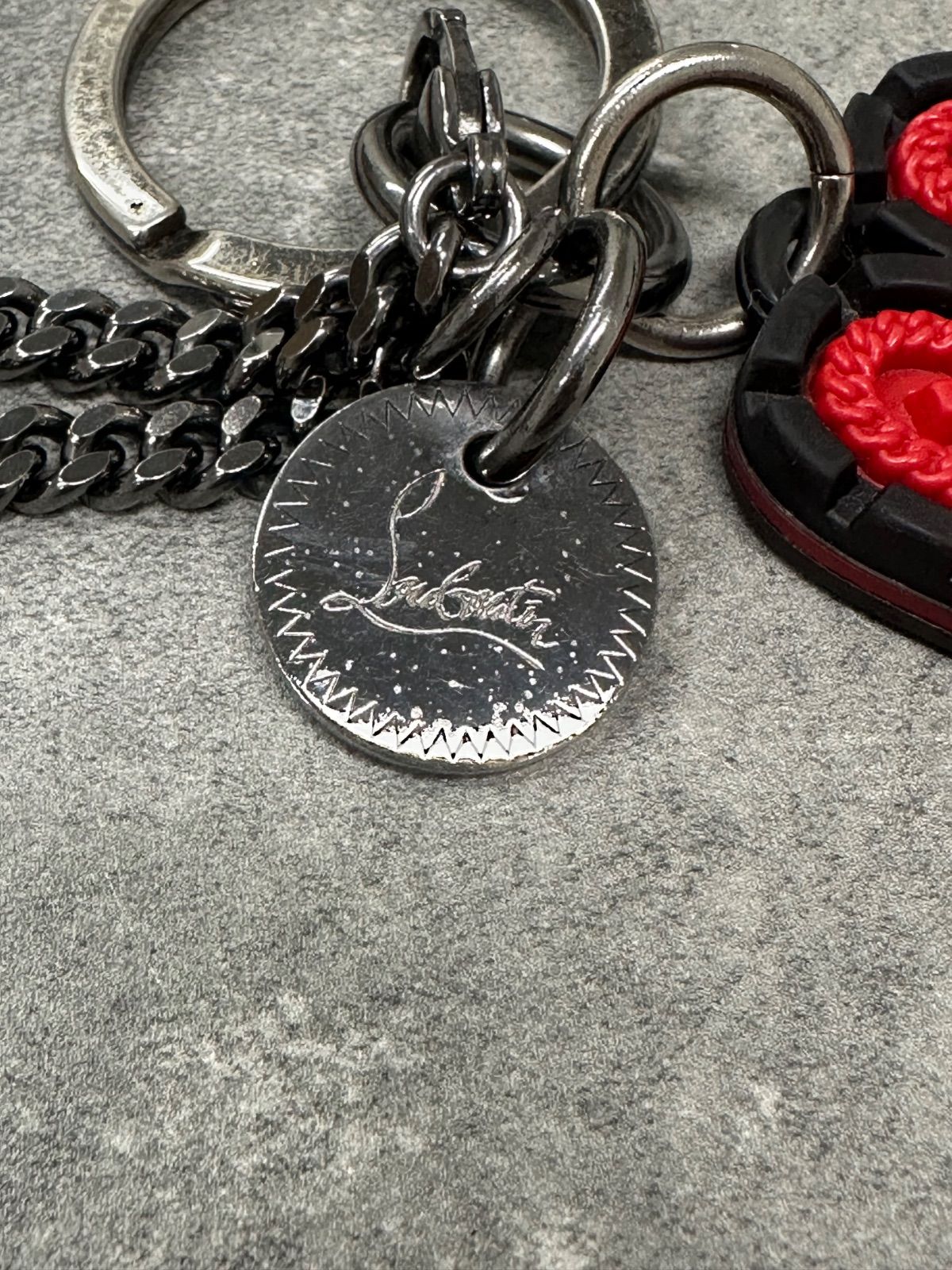 Christian Louboutin ルブタン キーホルダー ソールデザイン - メルカリ