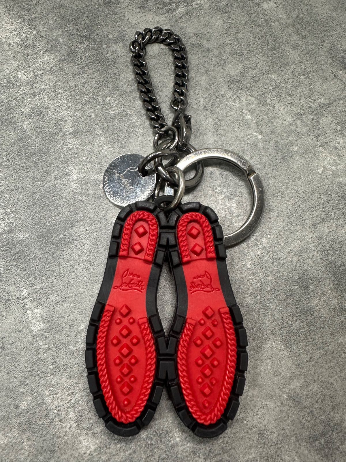 Christian Louboutin ルブタン キーホルダー ソールデザイン - メルカリ