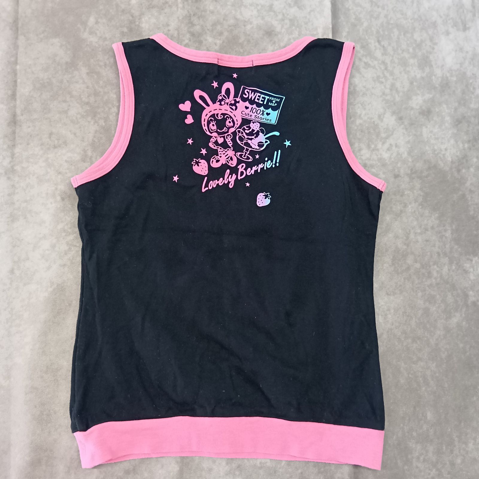 Y2K mezzo piano メゾピアノ タンクトップ 日本製 Мサイズ(150cm