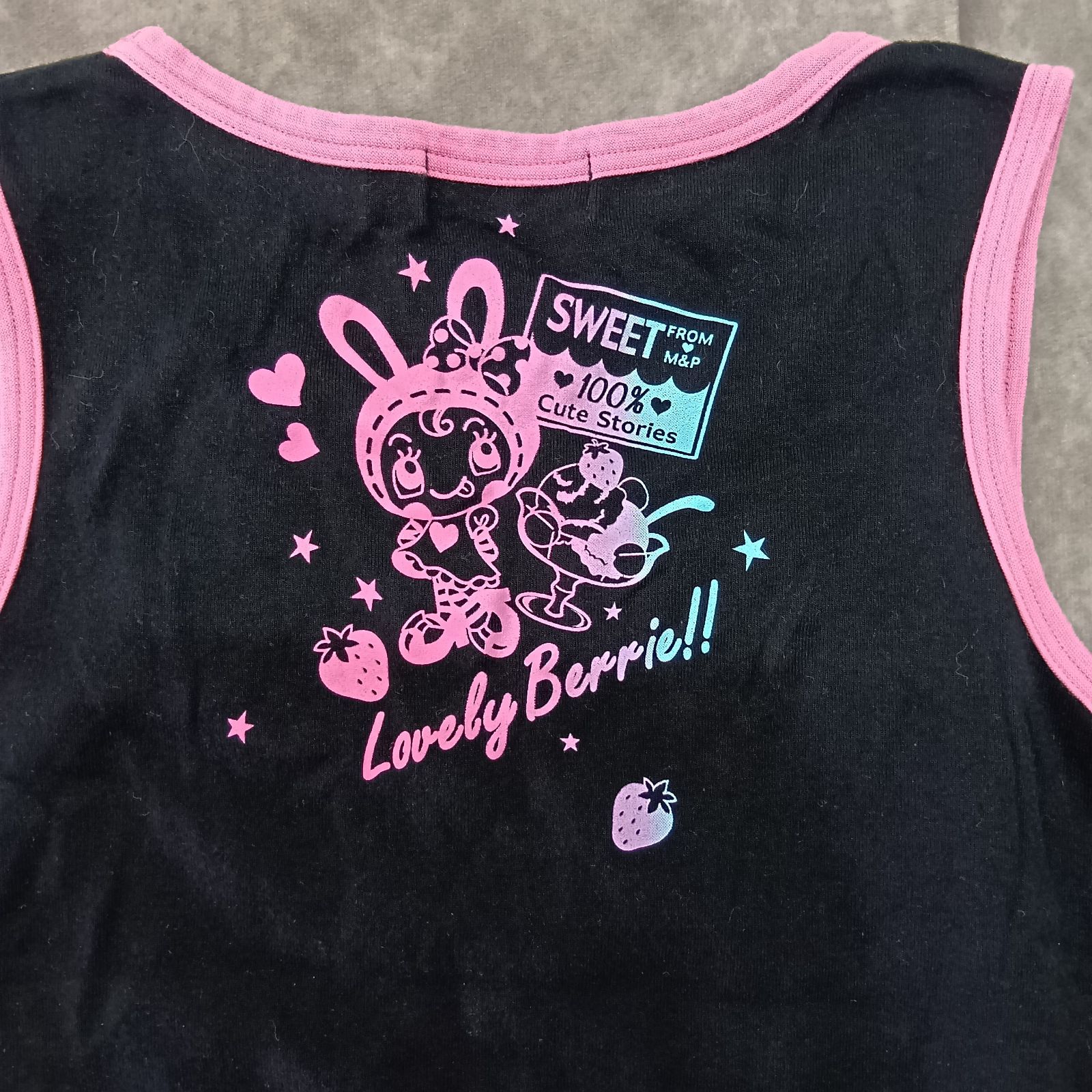 Y2K mezzo piano メゾピアノ タンクトップ 日本製 Мサイズ(150cm