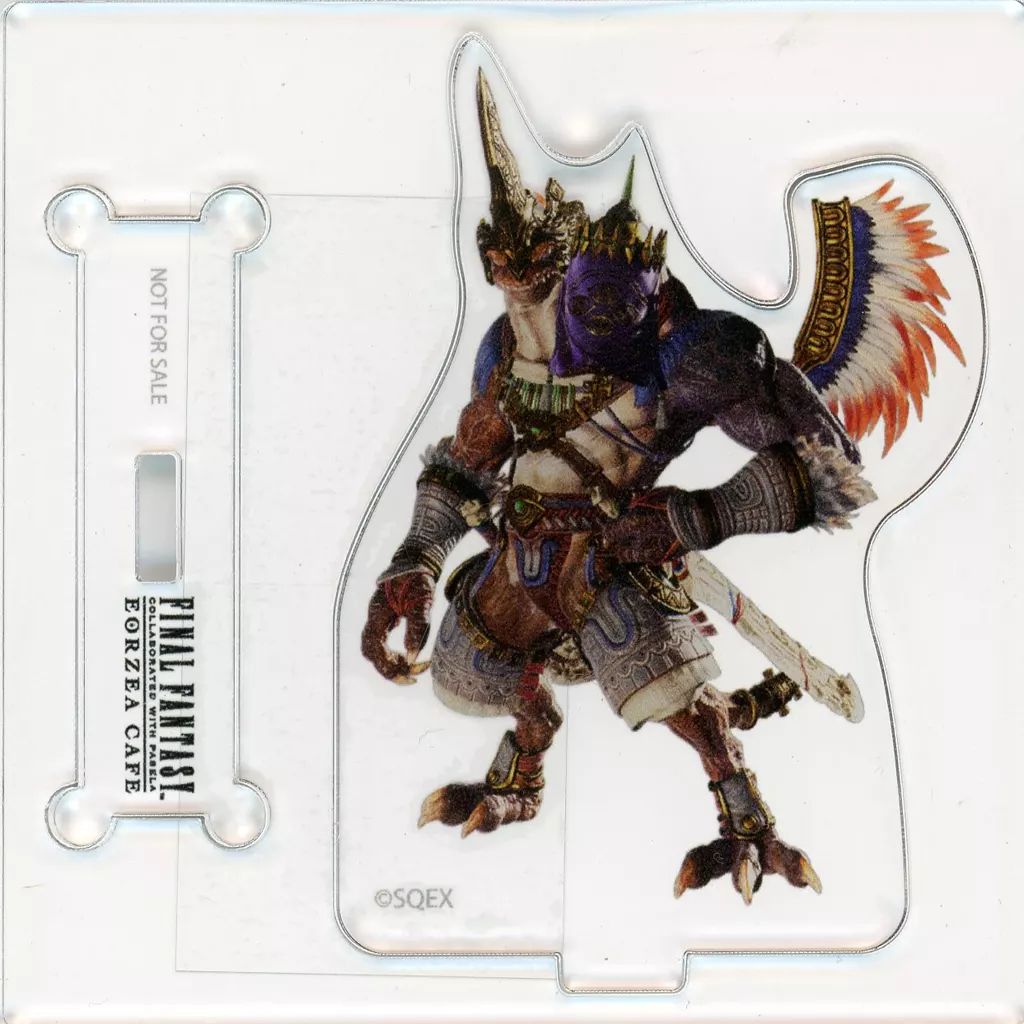 アクリルスタンド アクリルパネル グルージャジャ 特製アクリルスタンド ファイナルファンタジー エオルゼアカフェ 11周年記念キャンペーン スタンプ交換景品 前期