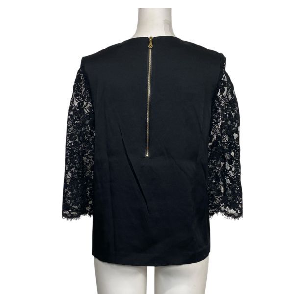 ◇ アドーア ADORE レースブラウス 七分袖 花柄 クルーネック プル