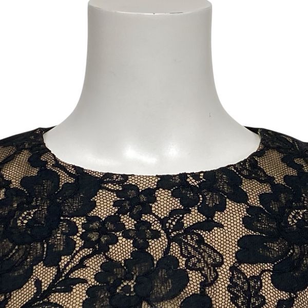 ◇ アドーア ADORE レースブラウス 七分袖 花柄 クルーネック プル