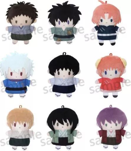 ぬいぐるみマスコット ぬいぐるみバッジ 全9種セット 銀魂 PUPPELA パペラ フィンガーマスコットコレクション 幼少期Ver.