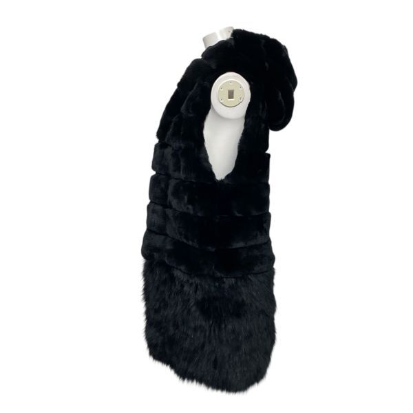 極美品 グレースクラス リアルファー 2way ロング ジレ ベスト 極美品 グレースクラス リアルファー 2way ロング ジレ ベスト