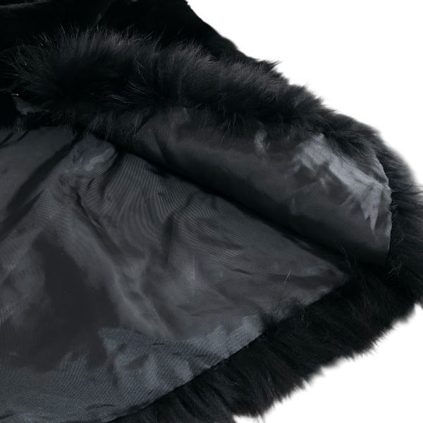 ◇ グレースクラス Grace Class ロングジレ ファーベスト 2WAY フード