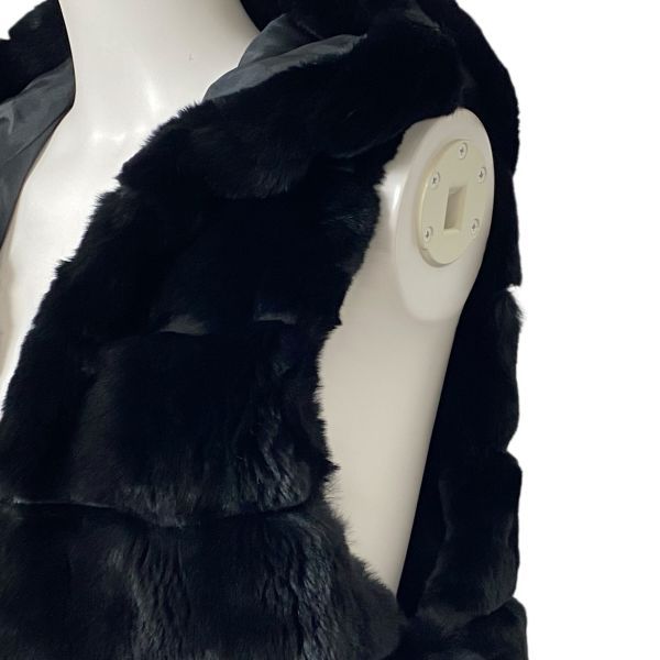 ◇ グレースクラス Grace Class ロングジレ ファーベスト 2WAY フード