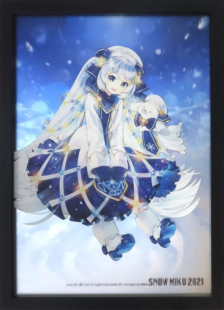 中古】雑貨 初音ミク(KEIイラスト) B5パブミラー 「SNOW MIKU 2021