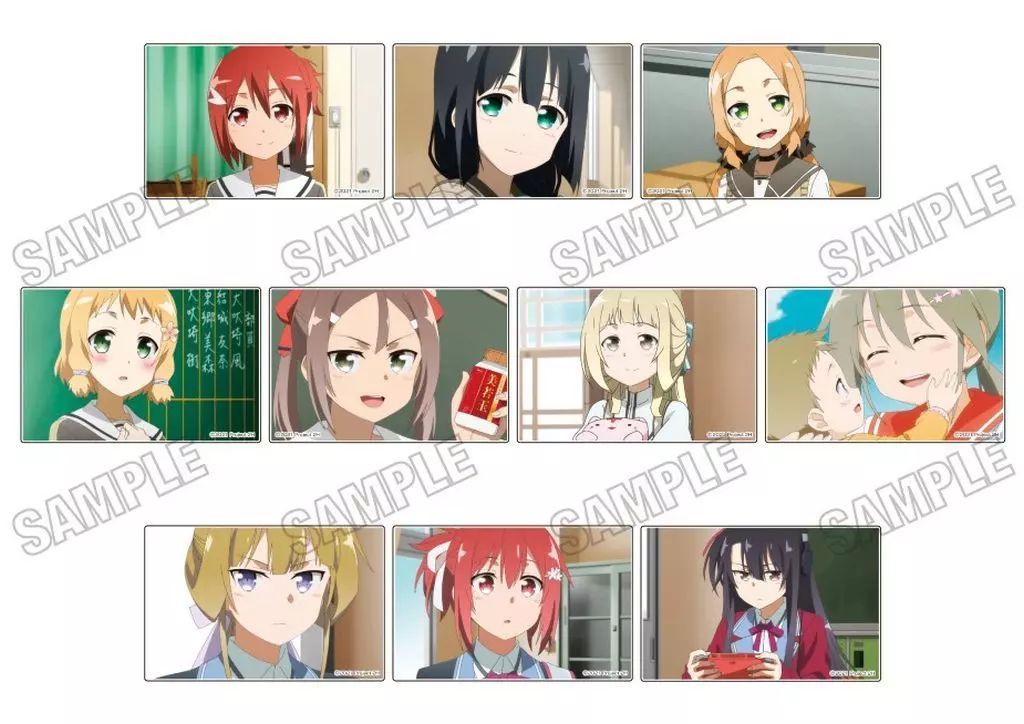 アクリルスタンド アクリルパネル 全10種セット 結城友奈は勇者である 10周年記念 勇気のバトン展 アクリルブロックコレクション vol.1